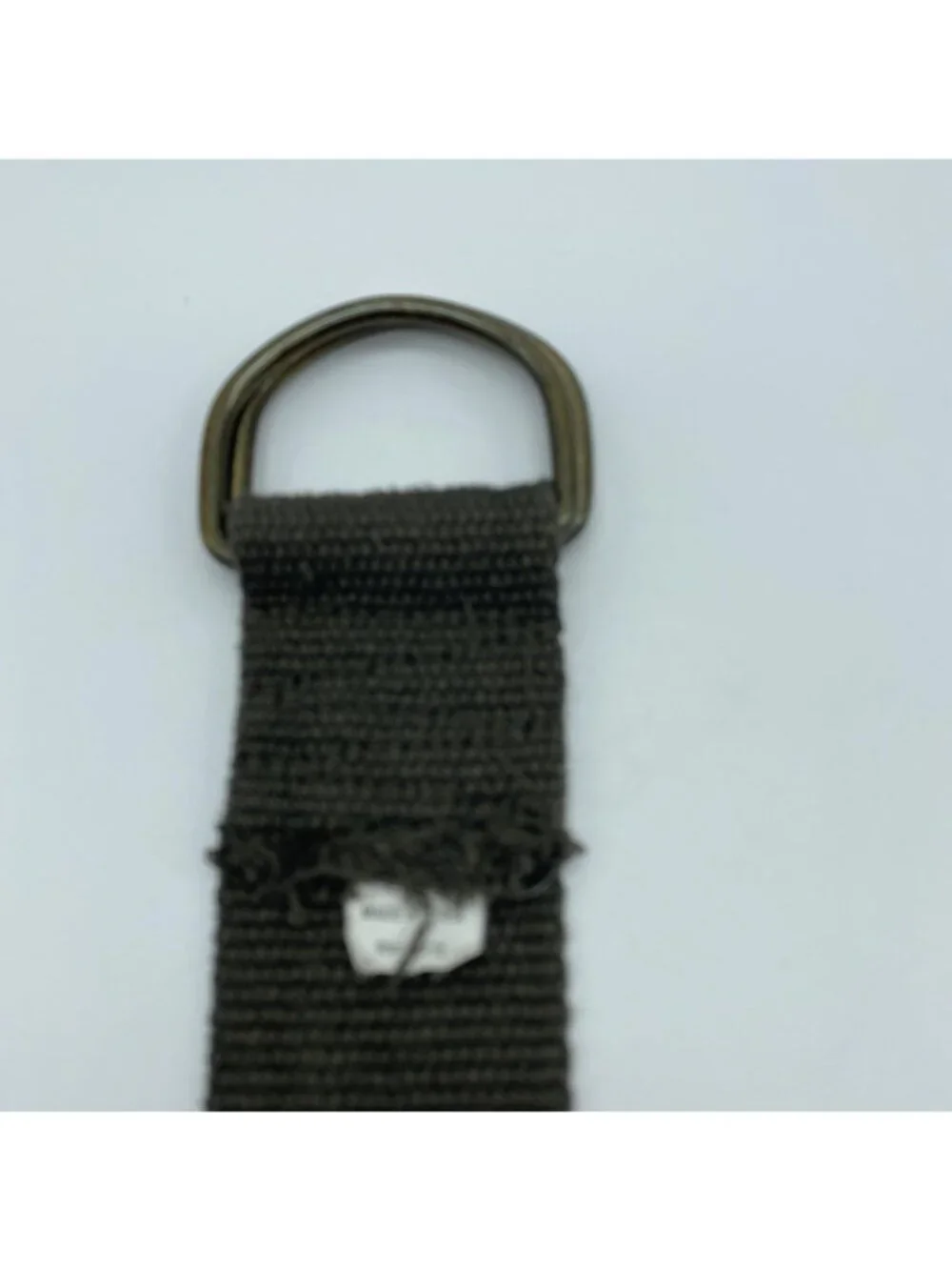 Unbranded Green D-Ring Web Belt Men’s Size L Military Casual Double Ring Style